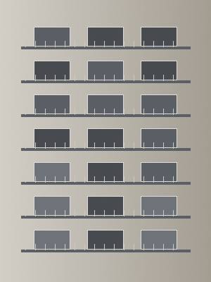 Balkonvervanging aan een woonblok in Amsterdam-West